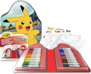 CRAYOLA Case with Colours & Stickers Pokémon Felt Pen Set