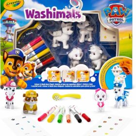 CRAYOLA Washimals Paw Patrol Activity Kit with 4 Baby Animals