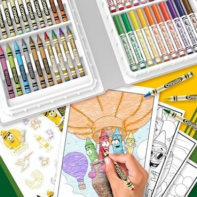 Crayola Coloring Set with Limited Edition Yellow Art Case