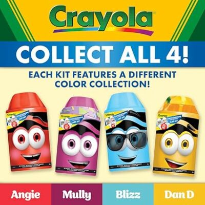 Crayola Coloring Set with Limited Edition Yellow Art Case