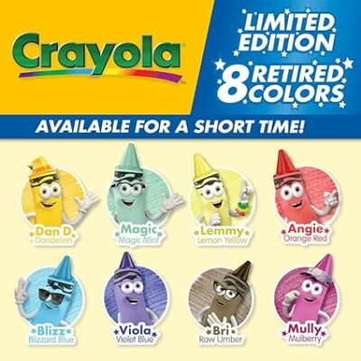 Crayola Coloring Set with Limited Edition Yellow Art Case