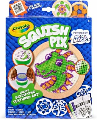Crayola Squish Pix Model Magic Art Kit for Kids