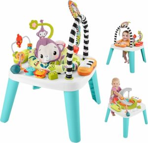 Fisher-Price Baby to Toddler Toy 2in1 Purple Monkey Activity Center