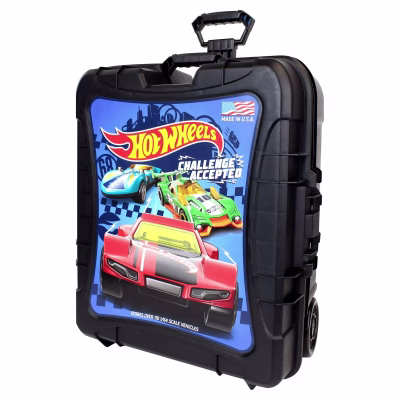 Hot Wheels 110 Vehicle Playsets Plastic Carrying Case in Black