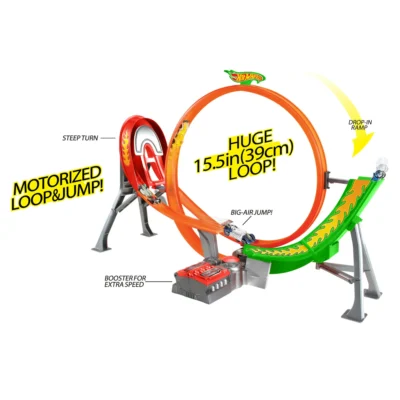 Hot Wheels Action Power Shift Motorized Raceway Track Playset