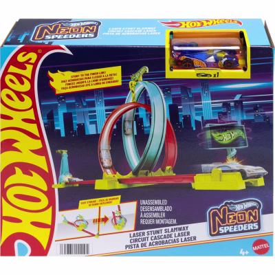 Hot Wheels Neon Speeders Track Set