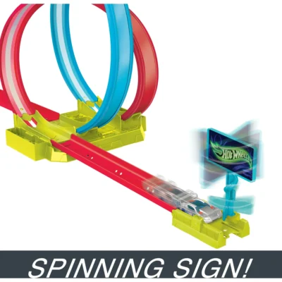 Hot Wheels Neon Speeders Track Set