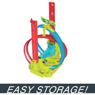 Hot Wheels Neon Speeders Track Set