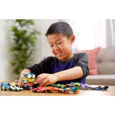 Hot Wheels Set of 8 Basic Toy Cars & Trucks