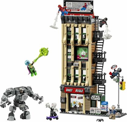 LEGO Marvel Spider-Man vs Mysterio Daily Bugle Toy Birthday Present Blocks