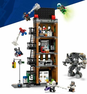 LEGO Marvel Spider-Man vs Mysterio Daily Bugle Toy Birthday Present Blocks