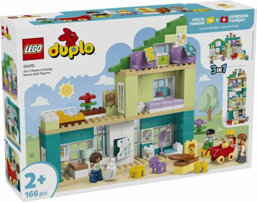 Lego Duplo 3 in 1 Modern House and Gazebo Figure Toy