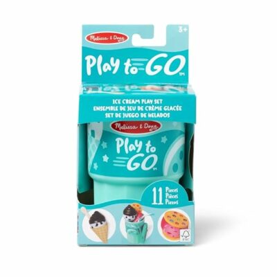 MELISSA & DOUG Play To Go Ice Cream Play Set Toy
