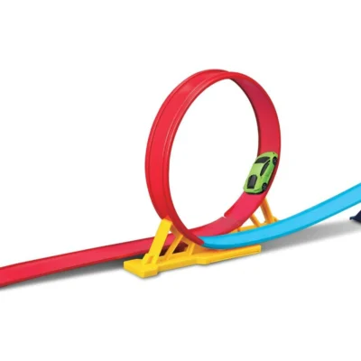 Maisto Single Loop Launcher with Die Cast Green Lamborghini Racer Car