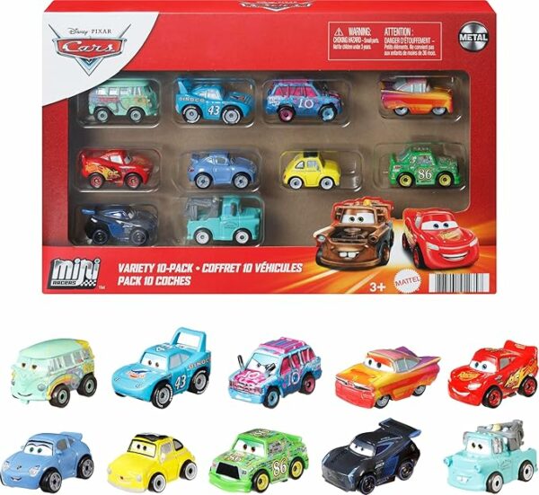 Mattel Disney and Pixar Cars Mini Racers 10 Pack Collectible Set - Toy ...