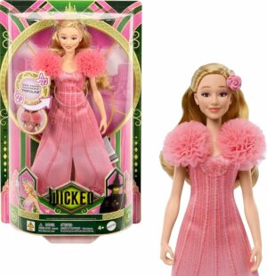 Mattel Wicked Singing Glinda Fashion Doll & Accessories