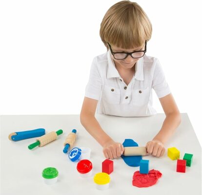 Melissa & Doug Shape Model and Mold Clay Activity Set