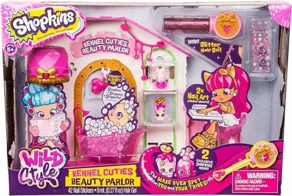 Shopkins Season 9 Wild Style Kennel Cutie Beauty Parlor Playset