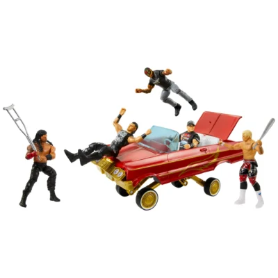 WWE Action Figure Vehicle Lucha Low Rider Car with Action Figure