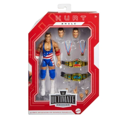 WWE Ultimate Edition Monday Night War Kurt Angle Action Figure & Accessories