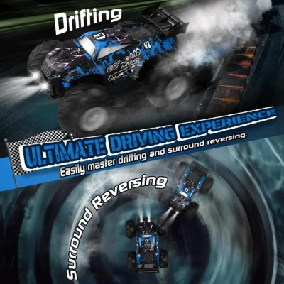 All-Terrain Remote Control Truck Rechargeable Rc Truck with LED