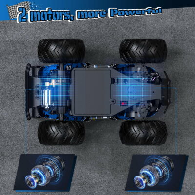All-Terrain Remote Control Truck Rechargeable Rc Truck with LED