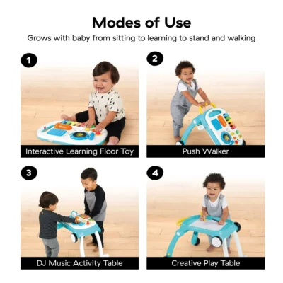 Baby Einstein Musical Mix N Roll 4 in 1 Push Walker Activity Center
