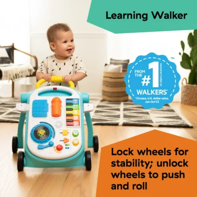Baby Einstein Musical Mix N Roll 4 in 1 Push Walker Activity Center
