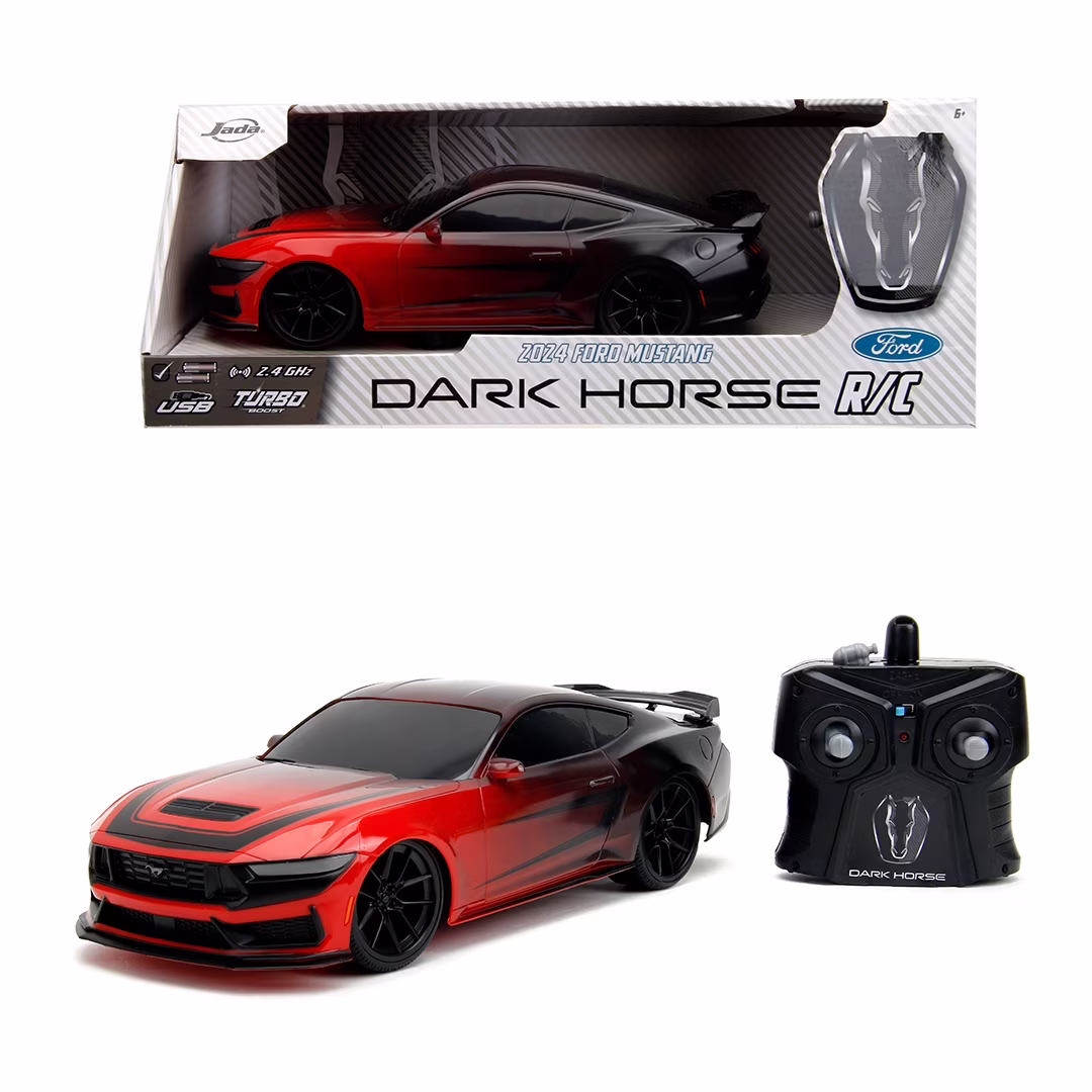 Big Time Muscle 2024 Ford Mustang Dark Horse RC 116 Scale Radio Control Cars