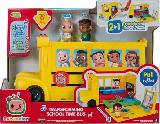CoComelon Transforming School Time Bus