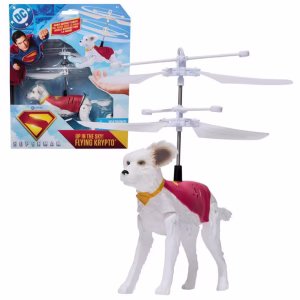 DC Comics SUPERMAN up in the Sky Flying Krypto