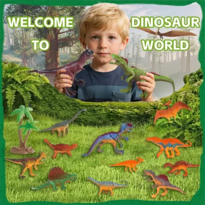Dinosaur House Play Set with LED Light & Sound Dinosaur Theme Park