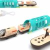 Electric Train for Wooden Track Remote Control Train and Tunnel with Voice