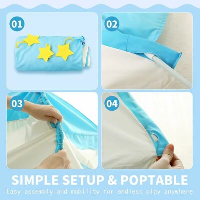 Flower Kids Play Tent Children Indoor Castle Playhouse