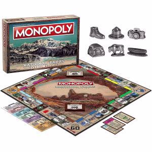 Hasbro Monopoly National Parks 2 Edition Explore and Preserve America's Treasures!