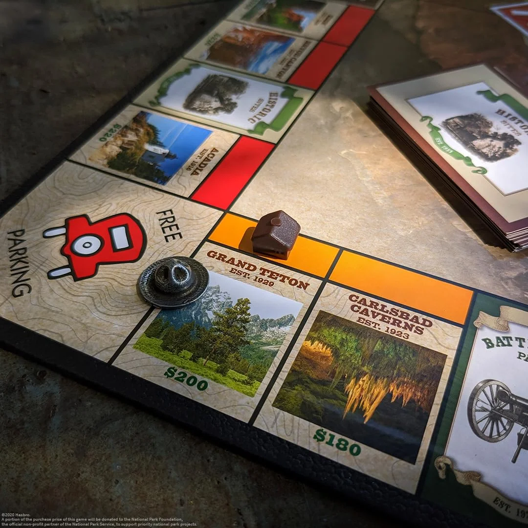 Hasbro Monopoly National Parks 2 Edition Explore and Preserve America's Treasures! Hasbro Monopoly National Parks 2 Edition Explore and Preserve America's Treasures!