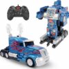 Kids Transforming Robot RC Truck Toys for Boys