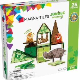 MAGNA-TILES Jungle Animals 25-Piece Magnetic Construction Set