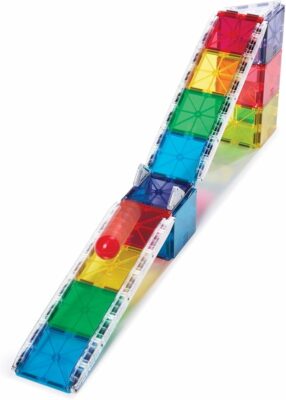 Magna-Tiles Rail Racers 33-Piece Magnetic Construction Set