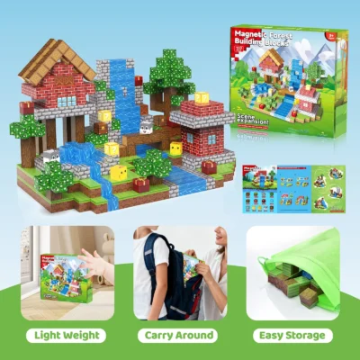 Magnetic Blocks Cube Game 100 PCS