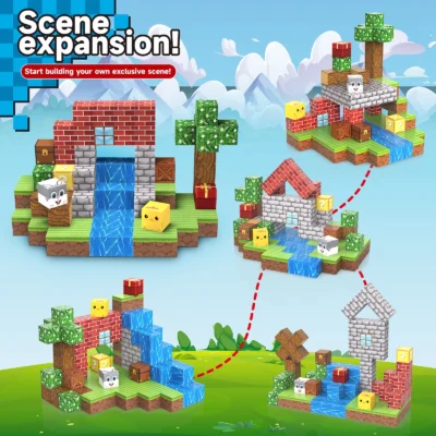 Magnetic Blocks Cube Game 100 PCS