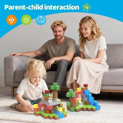 Magnetic Blocks Cube Game 100 PCS