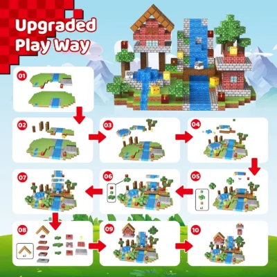 Magnetic Blocks Cube Game 100 PCS