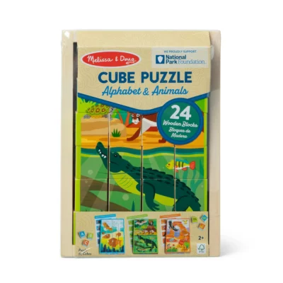 Melissa & Doug National Parks Alphabet & Animals 24 Piece Cube Puzzle