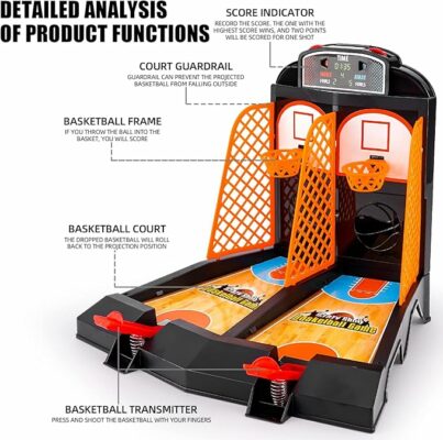 Mini Basketball Table Top Games for Kids