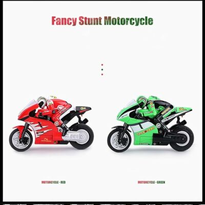 Mini RC Motorcycle 2.4G Full Proportional Remote Control Electric Drift Bike