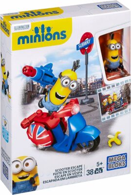 Minions Toys Mega Bloks Minion Movie Scooter Escape