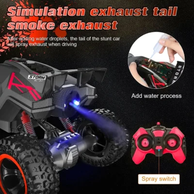Monster Truck Remote Control Cars 60 Min Play Car Gifts for Boys
