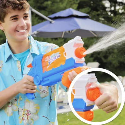 Nerf Super Soaker Flip Fill Water Blaster Fast Fill 30 Fluid Ounce Tank Water Toys