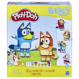 Play-Doh Bluey Make 'n Mash Costumes Playset with 11 Cans
